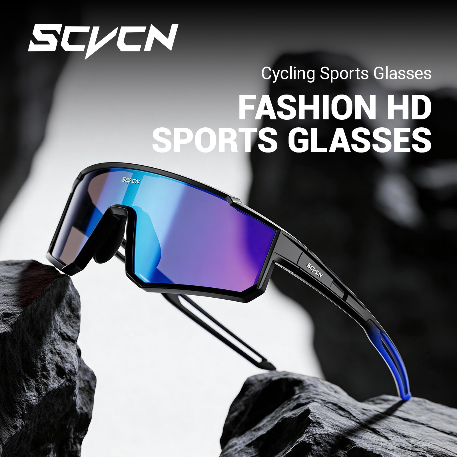 Mountain Biking Sunglasses - نظارات SCVCN UV400 HD للتنزه وركوب