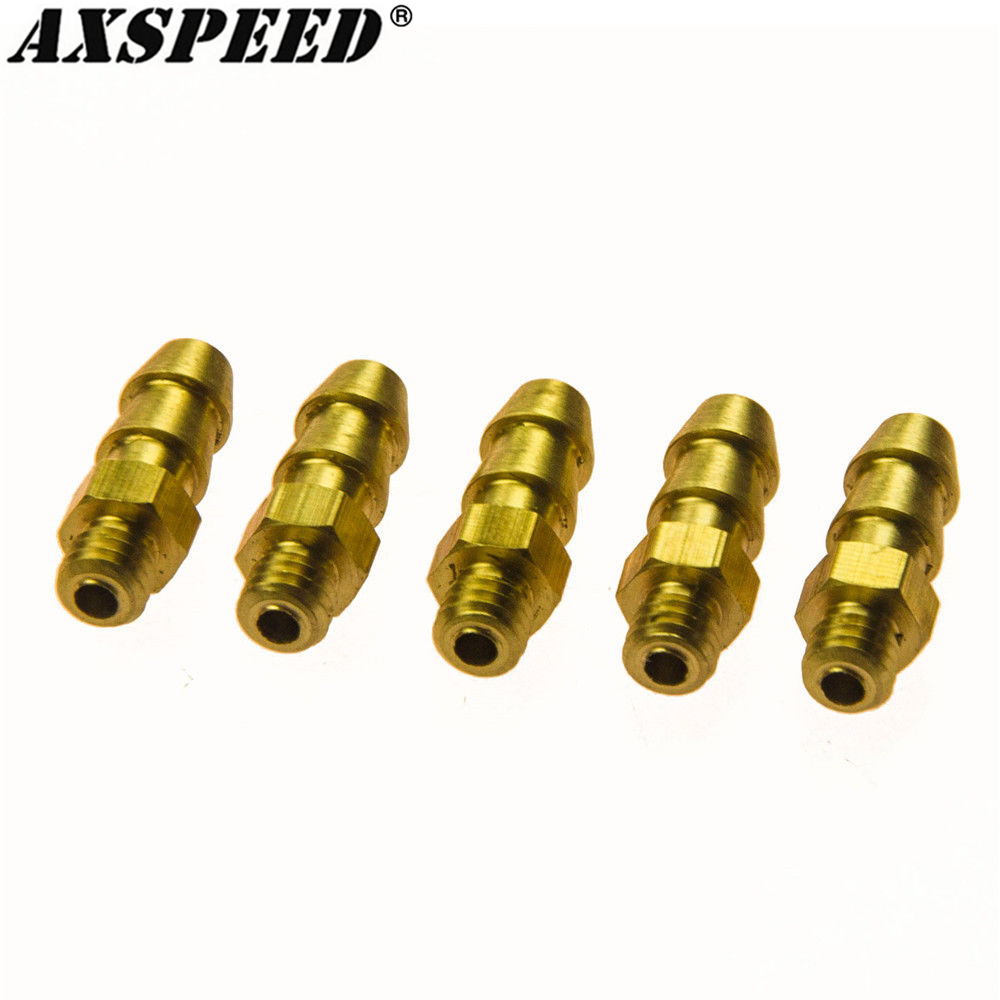 Spoke Nipple Brass - AXSPEED 5 قطعة M4 M5 M6