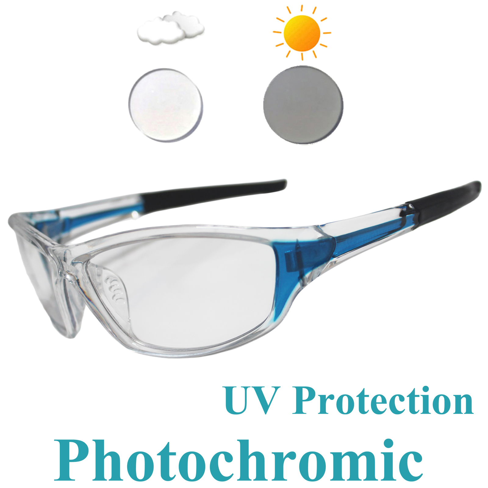Mountain Biking Sunglasses - نظارات متغيرة اللون للدراجات، نظارات رياضية