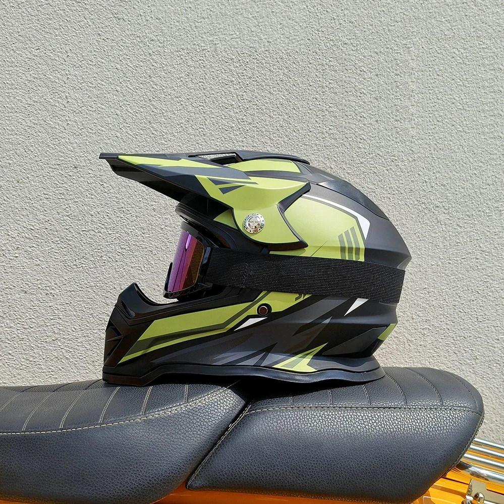 Mountain Biking Full Face Helmet - خوذة دراجات جبلية احترافية للبالغين للاستخدام