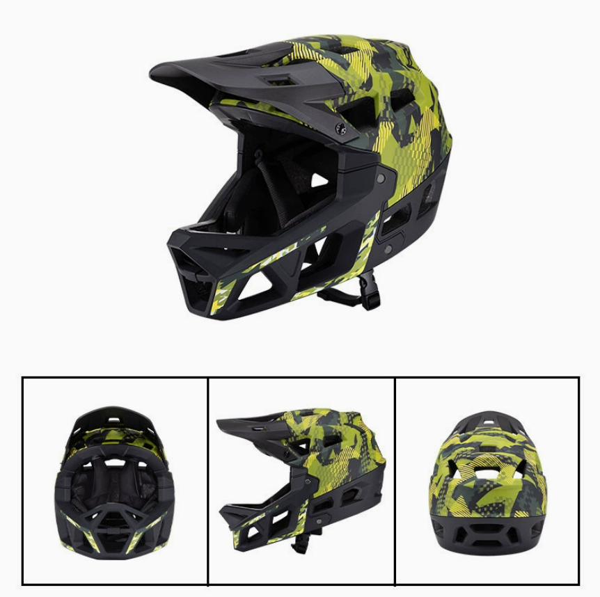 خوذة دراجات هوائية للبالغين لل - مراجعة Mountain Biking Full Face Helmet وسعره