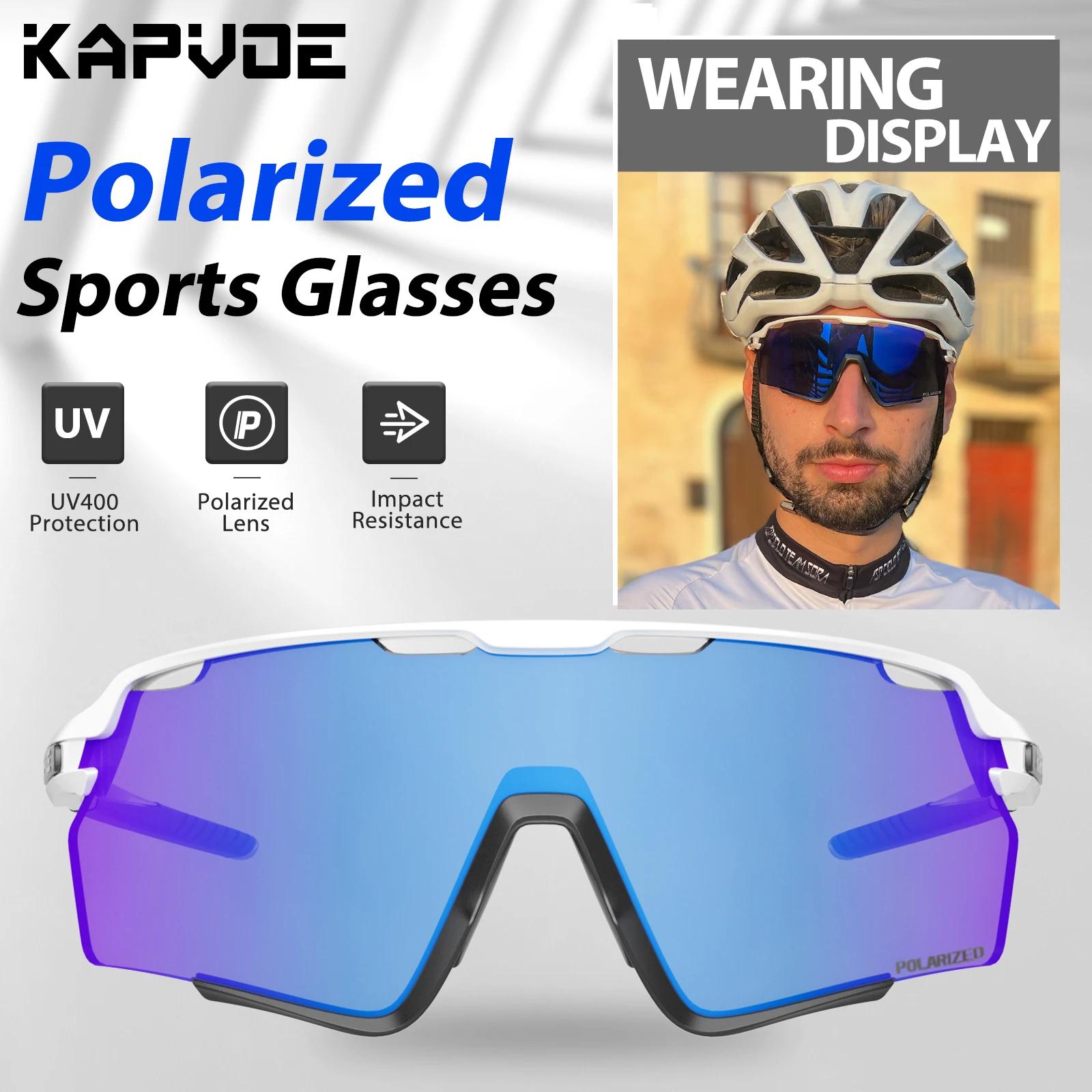 Kapvoe جديد دراجة خارجية نظارا - مراجعة Mountain Biking Sunglasses وسعره