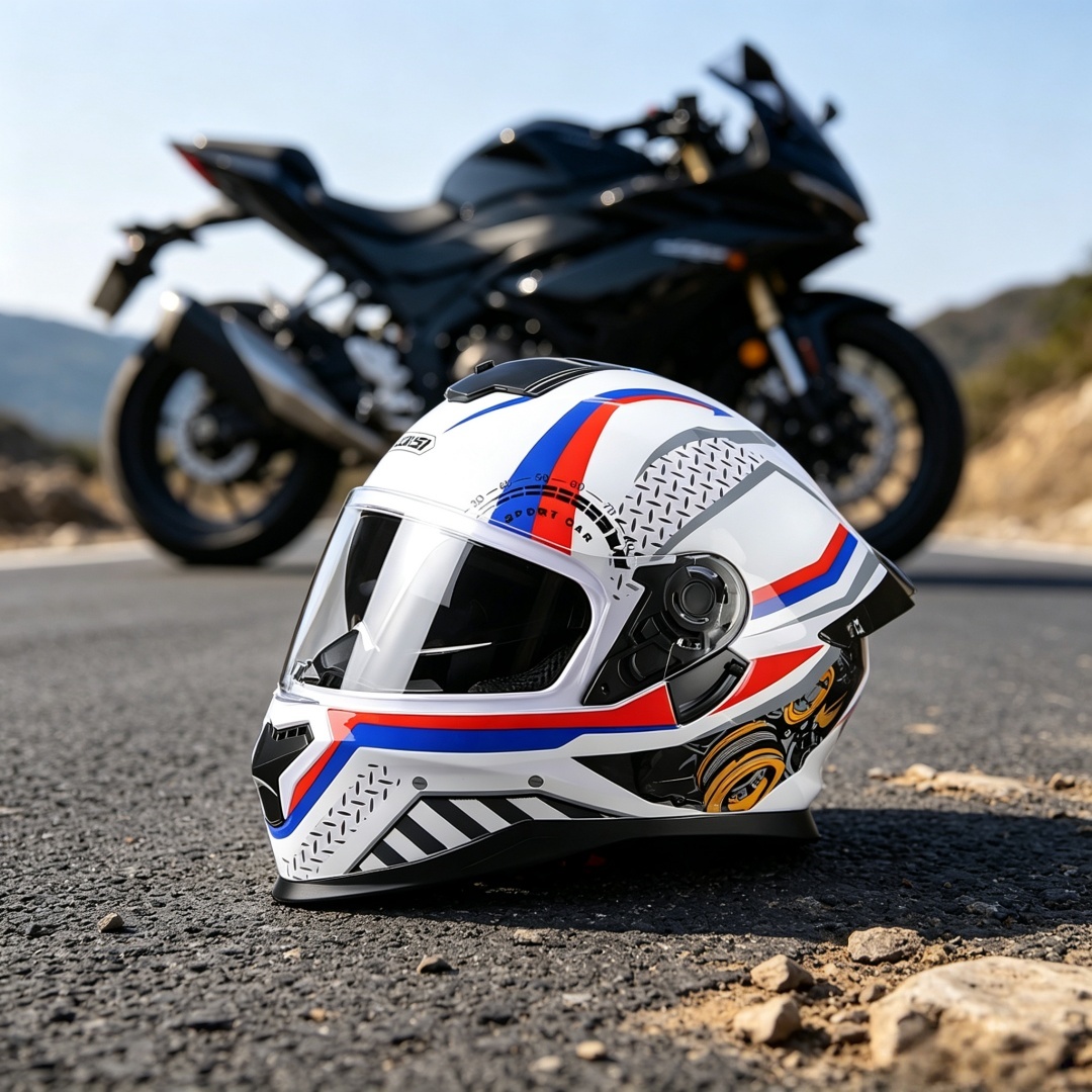 خوذة دراجة نارية كاملة الوجه ل - مراجعة Mountain Biking Full Face Helmet وسعره
