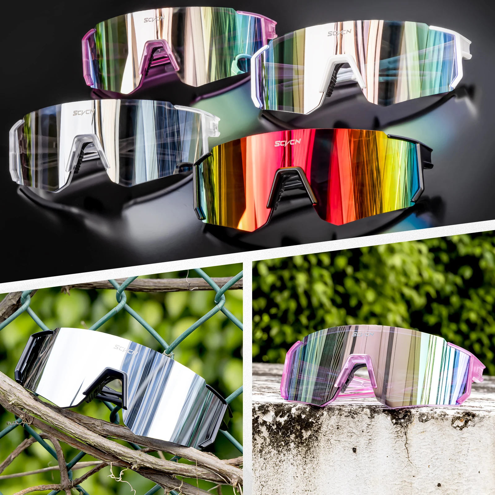 نظارات شمسية جديدة متغيرة اللو - مراجعة Mountain Biking Sunglasses وسعره