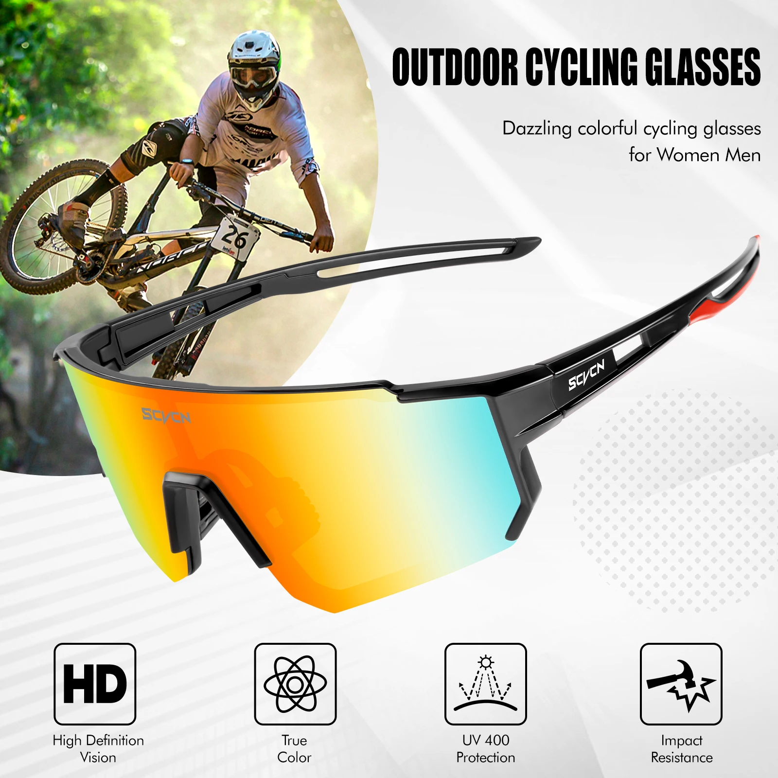 نظارات شمسية جديدة متغيرة اللو - مراجعة Mountain Biking Sunglasses وسعره
