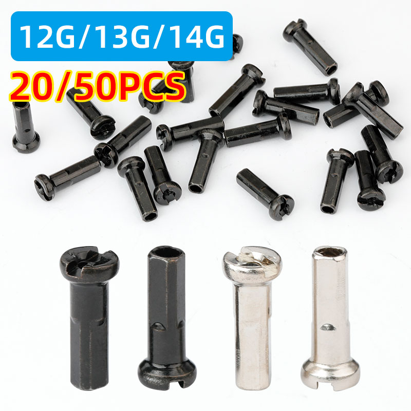 20/50 قطعة من حلمات النحاس 14G - مراجعة Spoke Nipple Brass وسعره