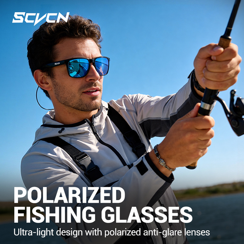 نظارات شمسية مستقطبة SCVCN للص - مراجعة Mountain Biking Sunglasses وسعره