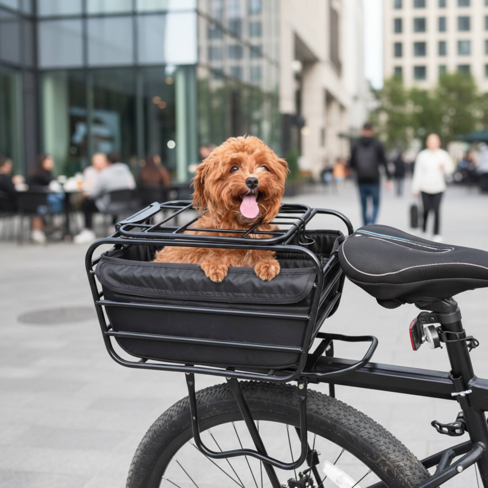 سلة دراجة هوائية مع حزام للكلا - مراجعة Mountain Biking With Dog وسعره