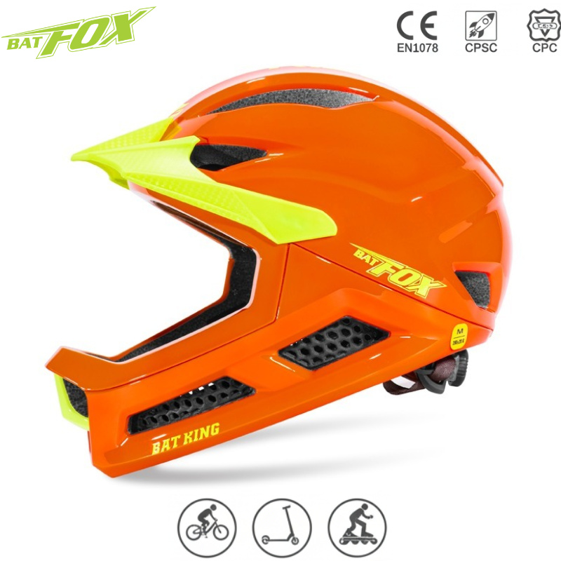 BATFOX الاطفال كامل الوجه خوذة - مراجعة Mountain Biking Full Face Helmet وسعره