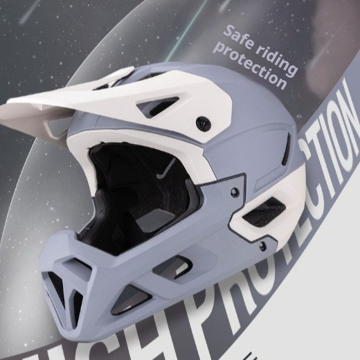 خوذة دراجة نارية جبلية عالية ا - مراجعة Mountain Biking Full Face Helmet وسعره