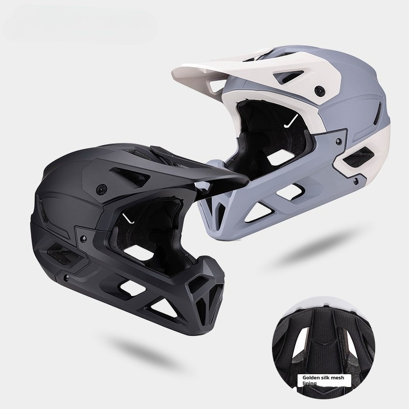 خوذة دراجة نارية جبلية عالية ا - مراجعة Mountain Biking Full Face Helmet وسعره