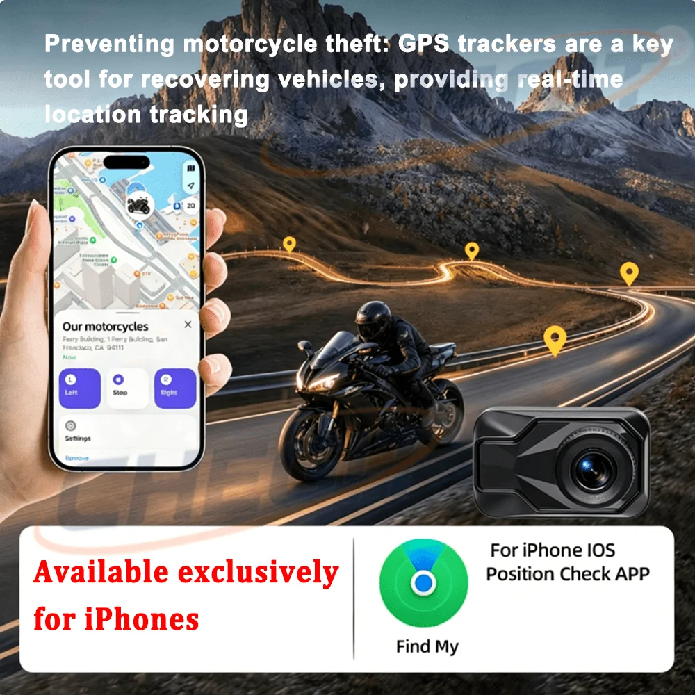 كاميرا دراجة نارية DVR بدقة 2K - مراجعة Mountain Biking App وسعره