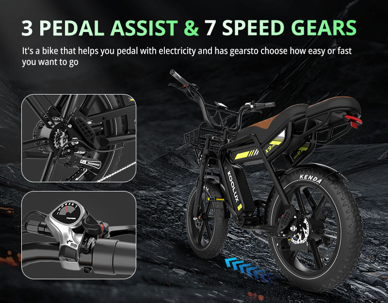دراجة كهربائية Koolux X9PRO EU - مراجعة Mountain Biking App وسعره