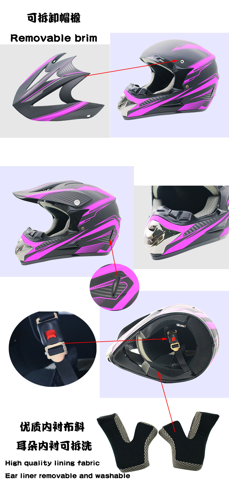2019 جديد الوجه حتى دراجة ناري - مراجعة Mountain Biking Full Face Helmet وسعره