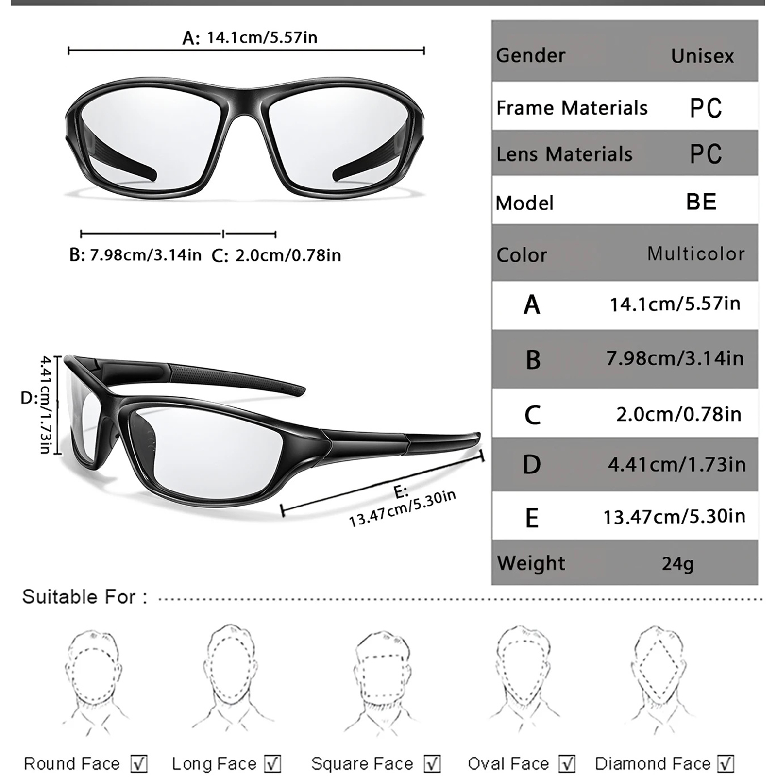 نظارات متغيرة اللون للدراجات،  - مراجعة Mountain Biking Sunglasses وسعره