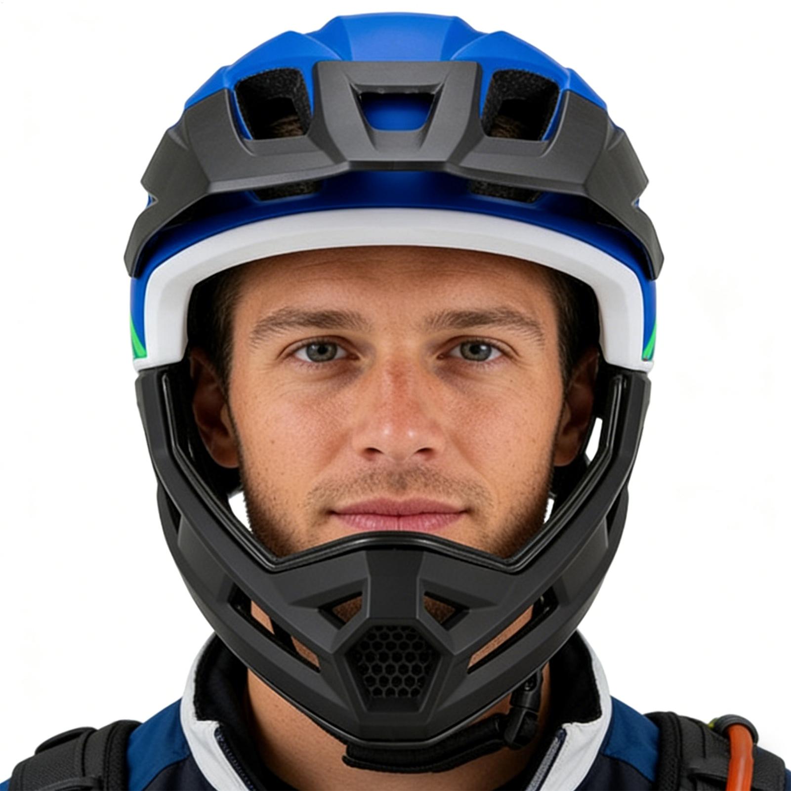 خوذة دراجة كاملة الوجه غطاء رأ - مراجعة Mountain Biking Full Face Helmet وسعره