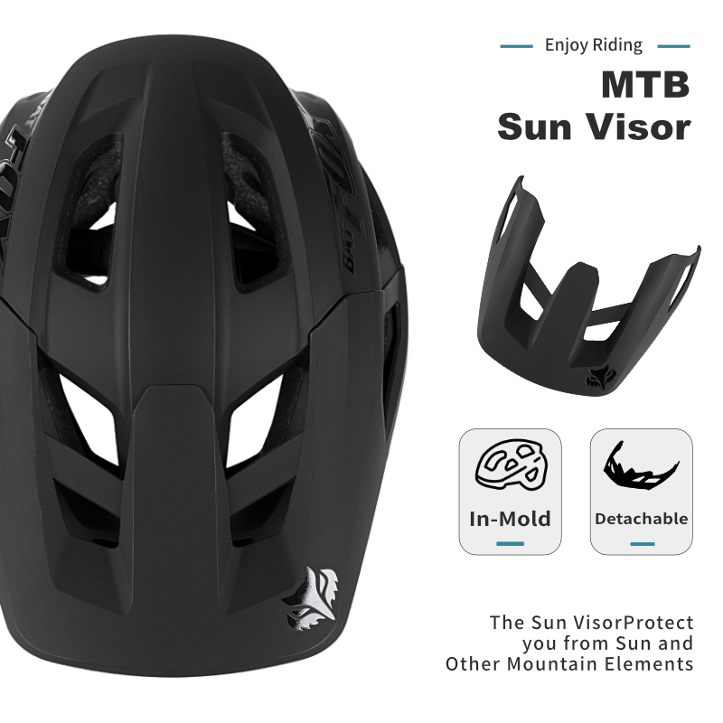 BATFOX خوذة الدراجة الجبلية يم - مراجعة Mountain Biking Gear For Men وسعره