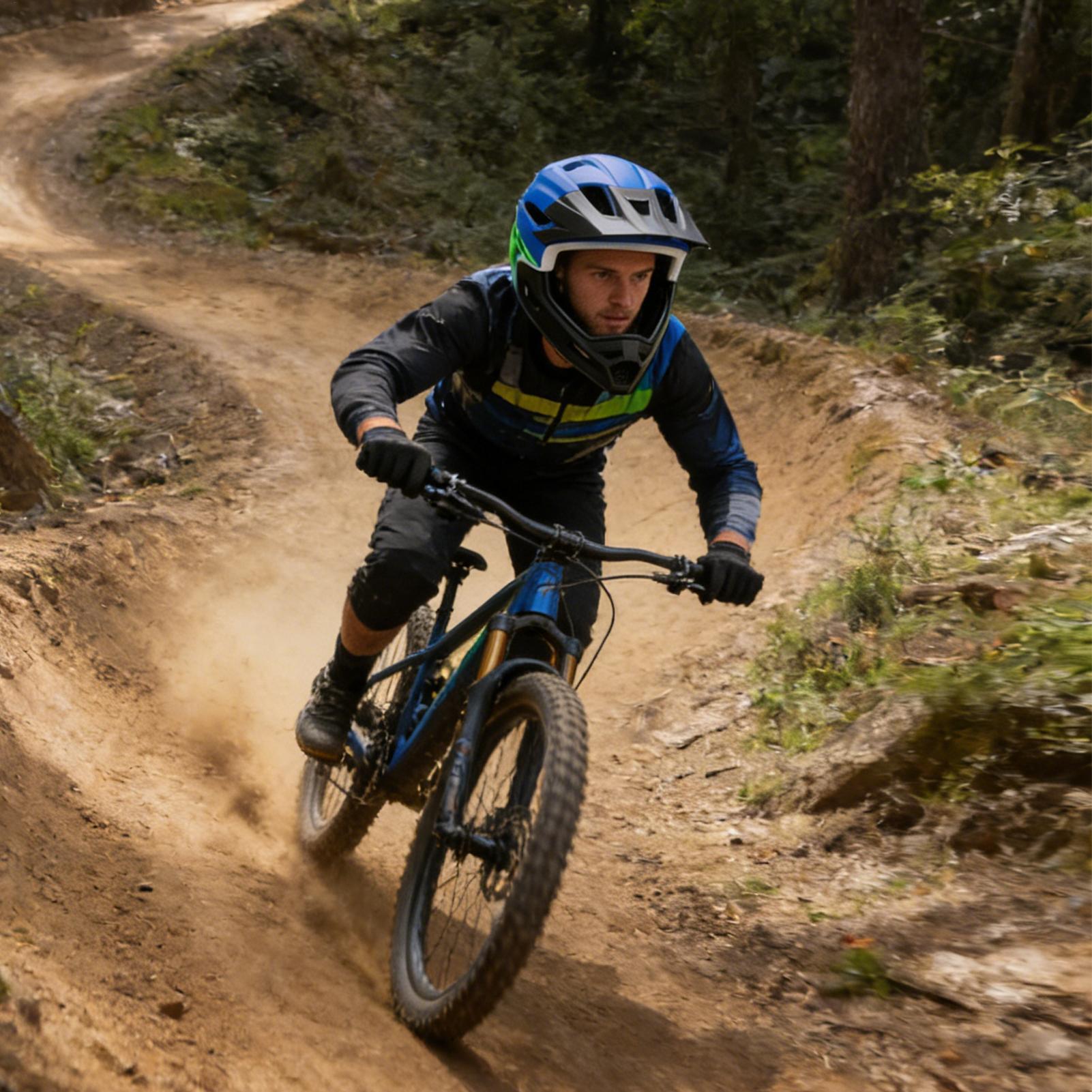 دراجة هوائية جبلية خوذة لكامل  - مراجعة Mountain Biking Full Face Helmet وسعره