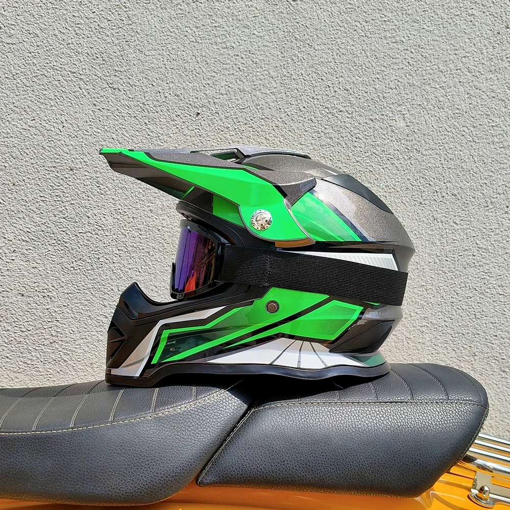 خوذة دراجات جبلية احترافية للب - مراجعة Mountain Biking Full Face Helmet وسعره