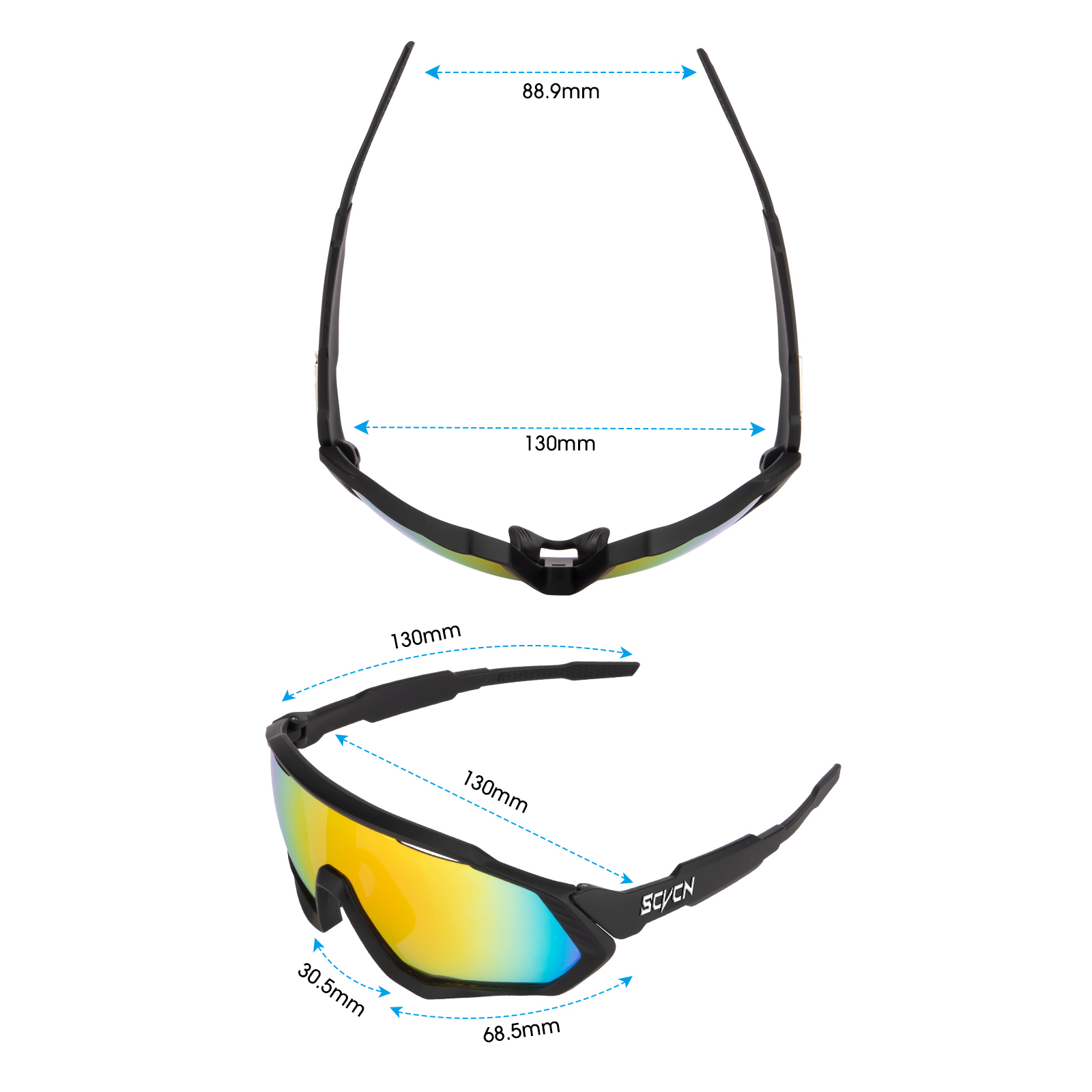 SCVCN الدراجات نظارات الرجال M - مراجعة Mountain Biking Sunglasses وسعره
