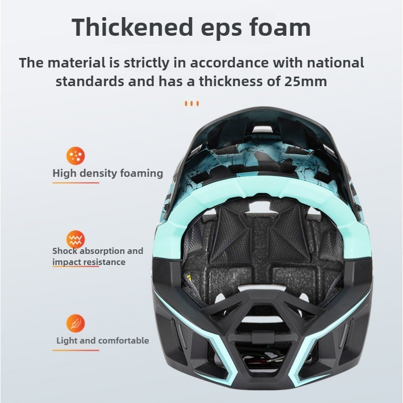 خوذة دراجات هوائية جديدة للبال - مراجعة Mountain Biking Full Face Helmet وسعره