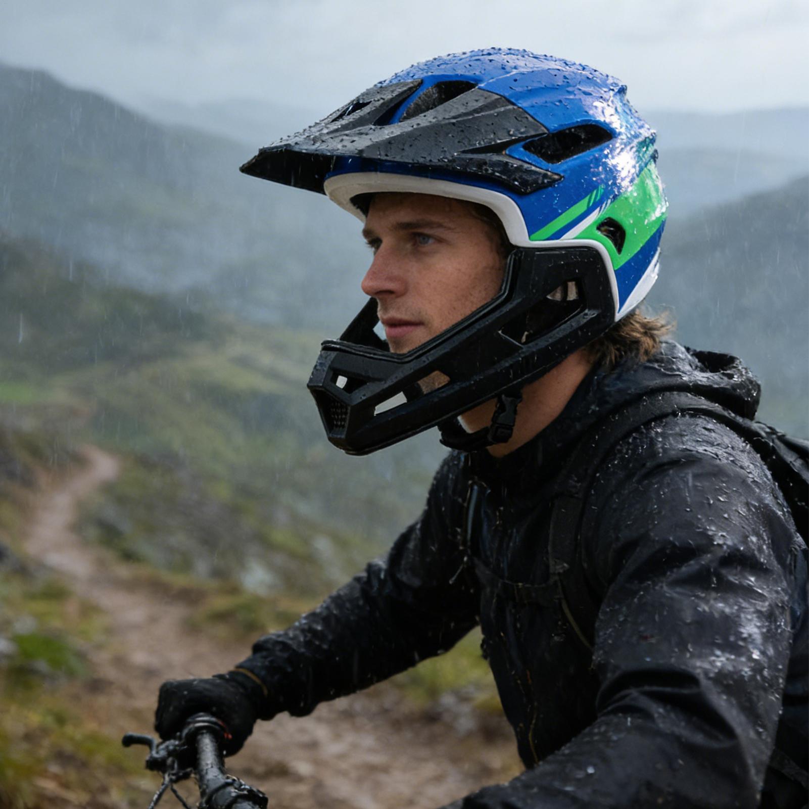 كامل الوجه خوذة الدراجة الجبلي - مراجعة Mountain Biking Full Face Helmet وسعره