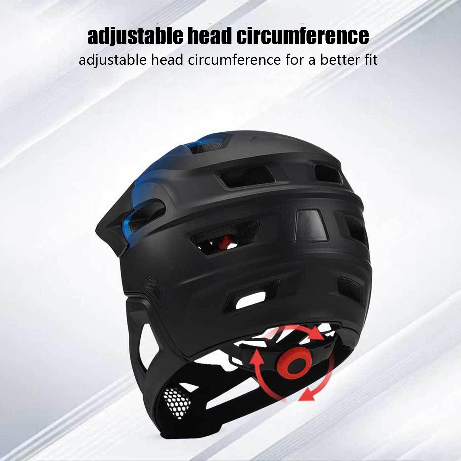 خوذة دراجة قابلة للفصل تغطي ال - مراجعة Mountain Biking Full Face Helmet وسعره