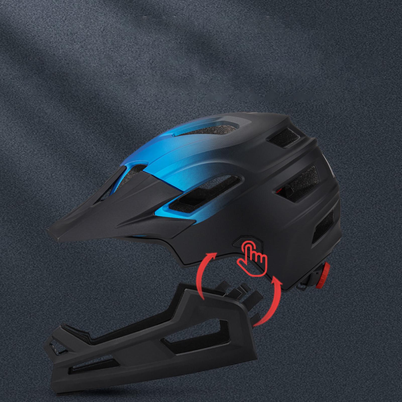 خوذة دراجة قابلة للفصل تغطي ال - مراجعة Mountain Biking Full Face Helmet وسعره