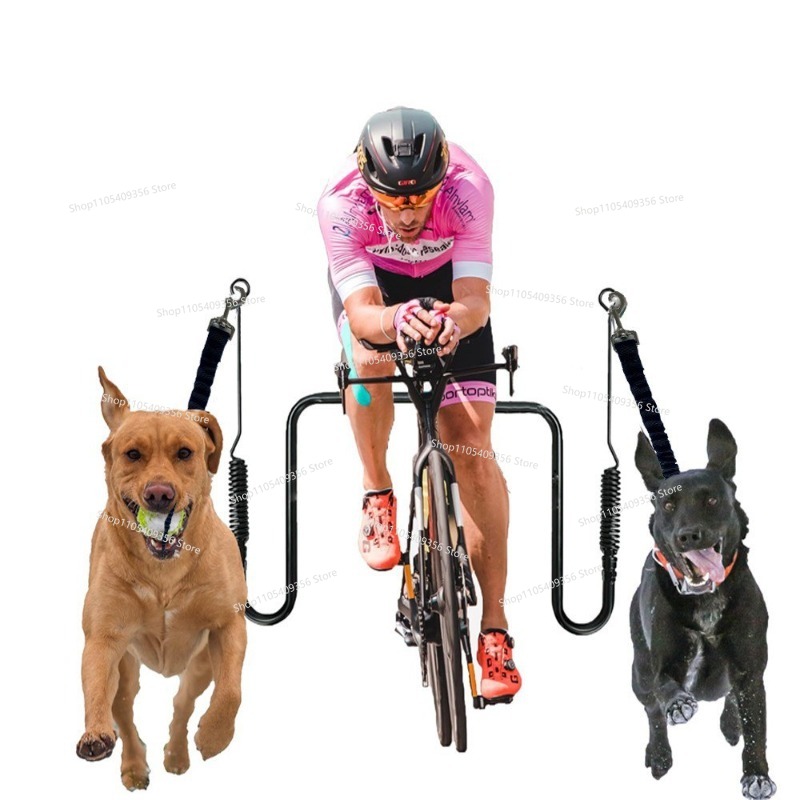 مقود للكلاب للدراجات الهوائية  - مراجعة Mountain Biking With Dog وسعره