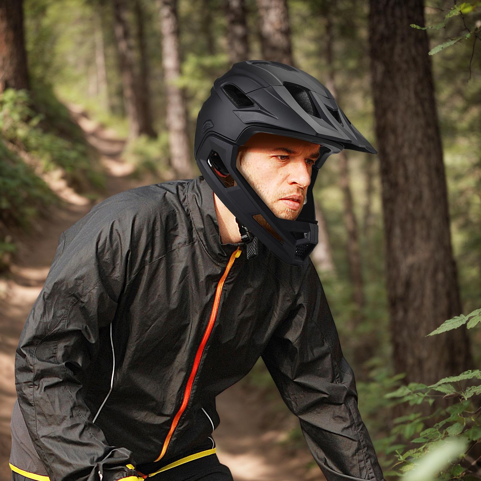 خوذة دراجات هوائية متعددة الري - مراجعة Mountain Biking Full Face Helmet وسعره